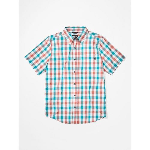 Marmot Kingswest Clothes - Mens Shirts Blue CA9780263 Canada